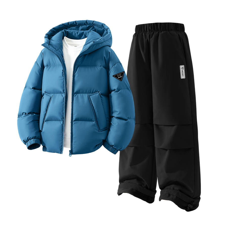 Disney Kids Casual Sportswear Hooded Thickened
