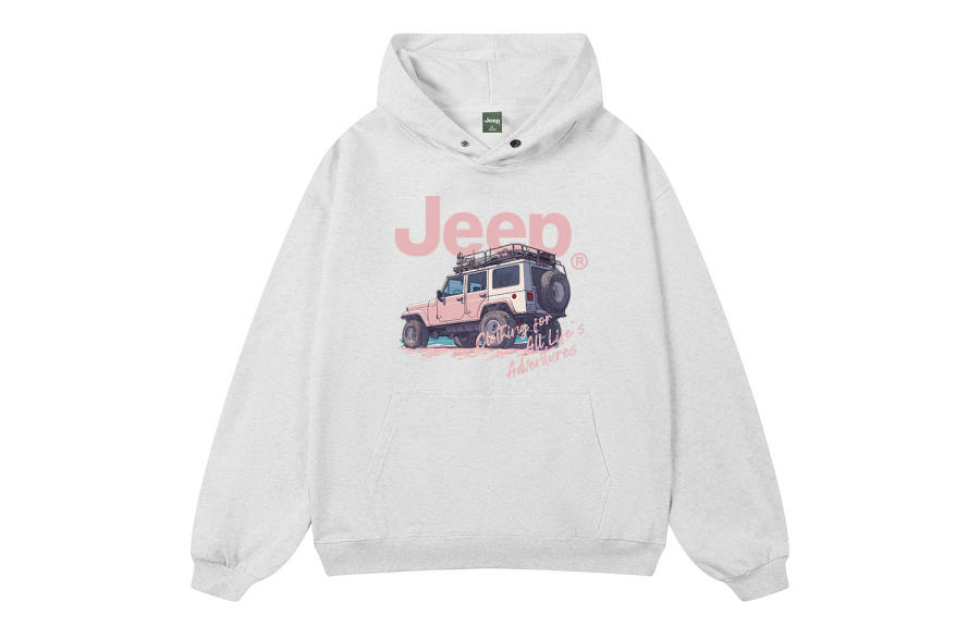Jeep Jeep Sweatshirts Unisex Hooded Moderate Regular