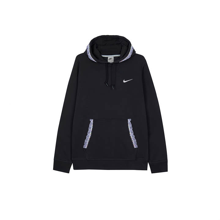 Nike Nike Sweatshirts Men's Black Hooded Thickened Regular