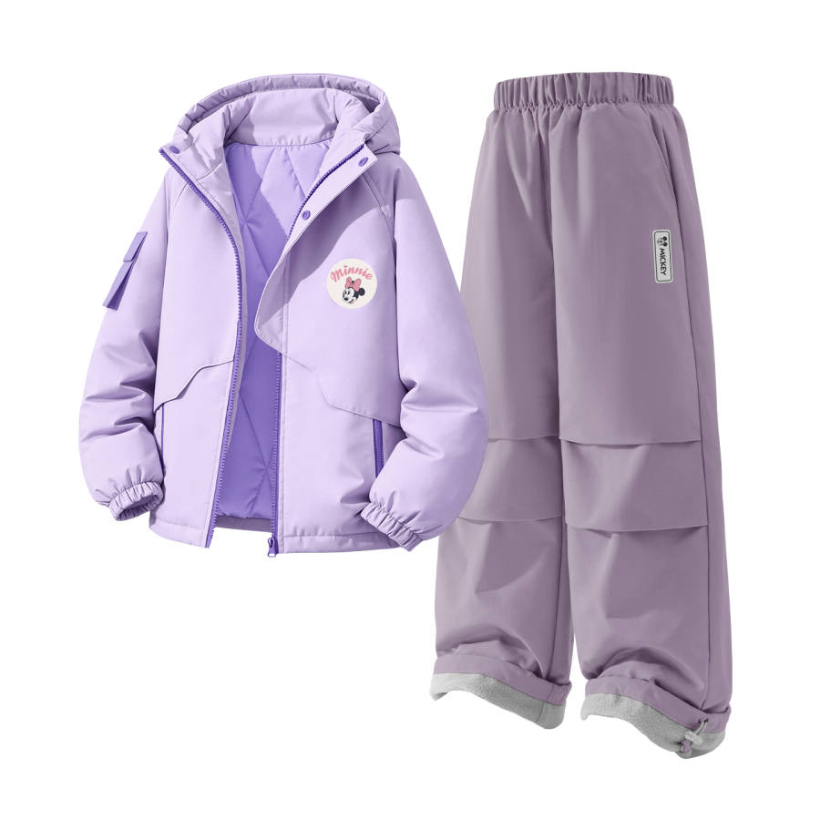 Disney Kids Casual Sportswear Hooded Thickened