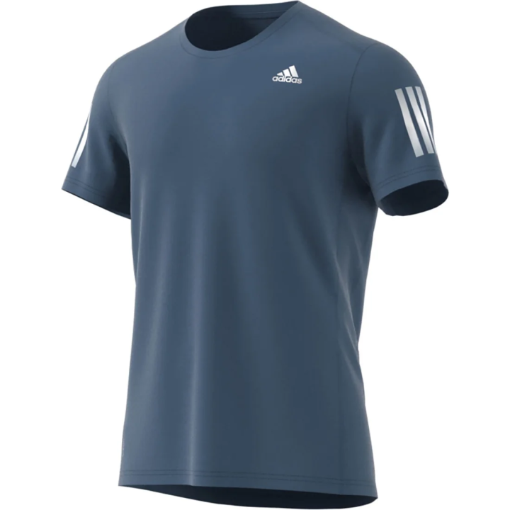 Adidas Adidas T Shirts Men's Blue Crew Neck Moderate