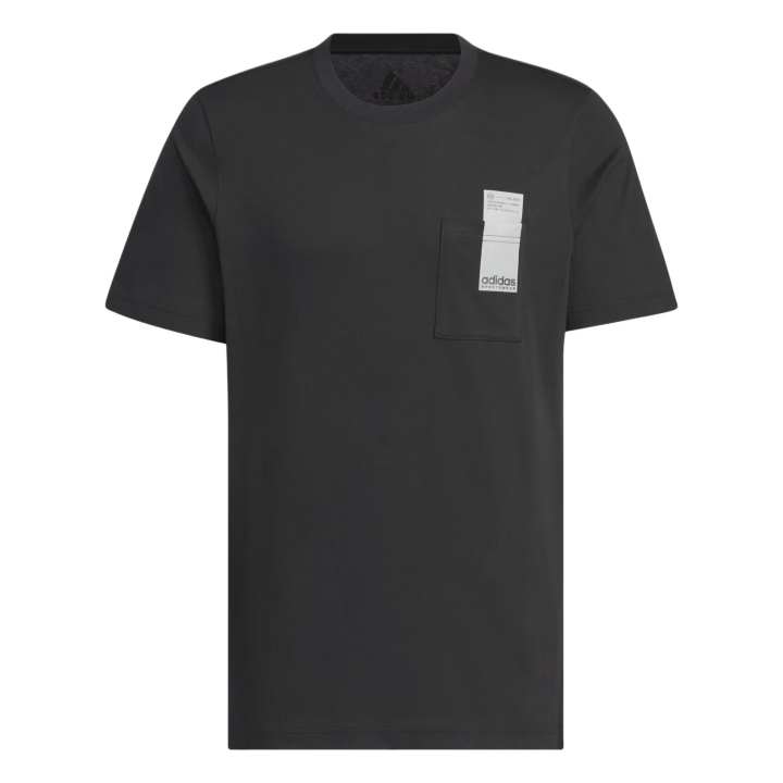 Adidas Adidas SMALL LINEAR LOGO POCKET TEE Black