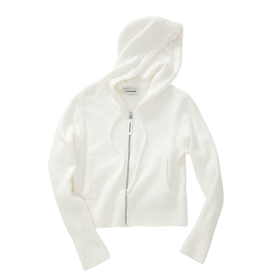 CLIMAX VISION Knitwear Women's Hooded Moderate Cardigan