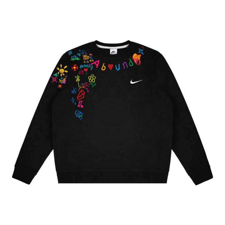 Nike Nike Sweatshirts Unisex Black Crew Neck Moderate Regular