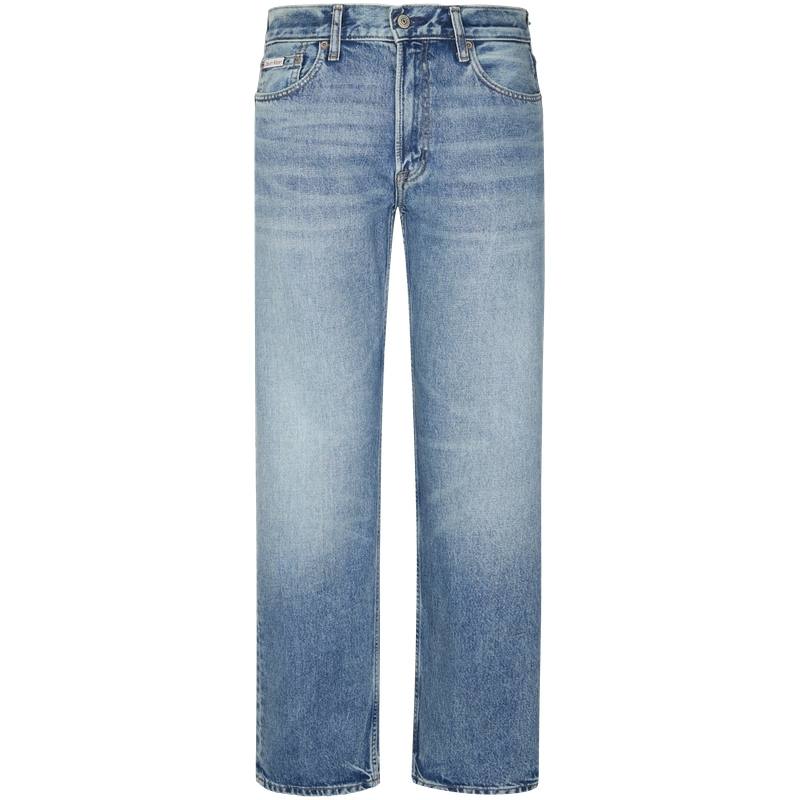 Calvin Klein Jeans Men's 3XK Denim Light Blue Moderate Straight Fit Pants