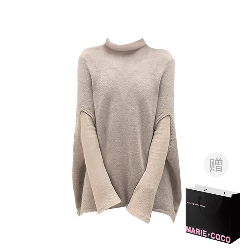 MARIE·COCO Knitwear Women's Cloak+Knitwear Turtleneck Moderate