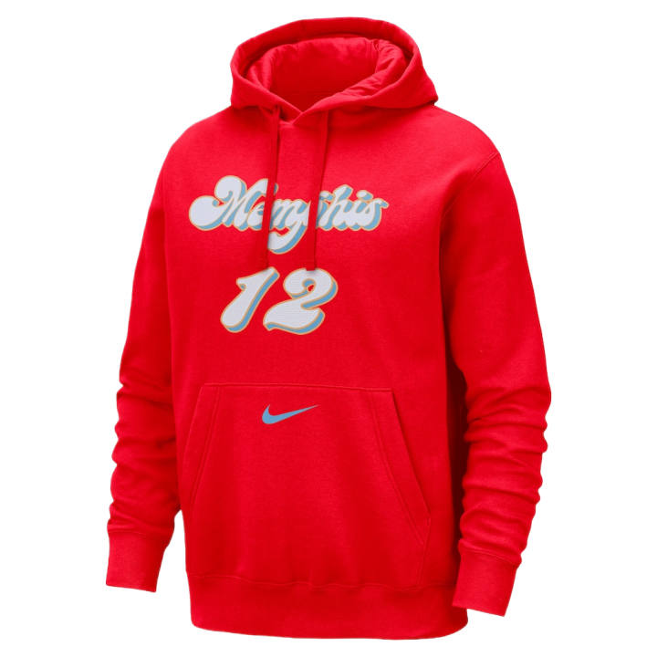 Nike Nike Sweatshirts Men's Red Hooded Moderate Regular