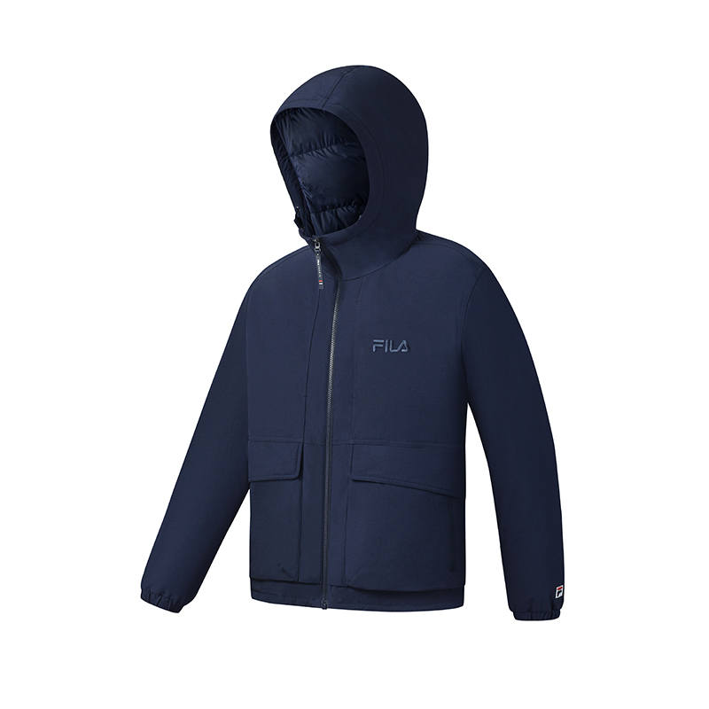 FILA Tennis Down Jacket Men's Serene Void Blue