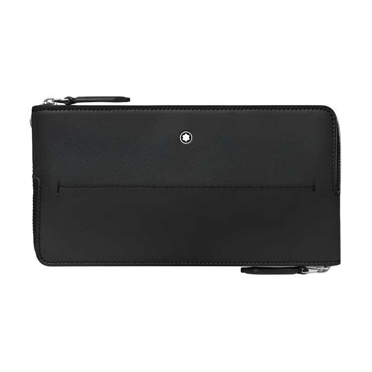 MONTBLANC Cow Leather Coin Purse Regular Men's Black