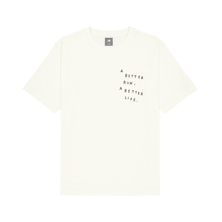 New Balance New Balance NB Grey T Shirt Men's White