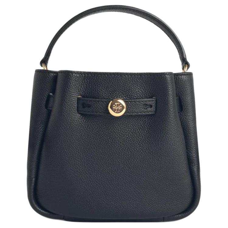 TORY BURCH Romy Cow Leather One Shoulder Handbag Mini Women's Black