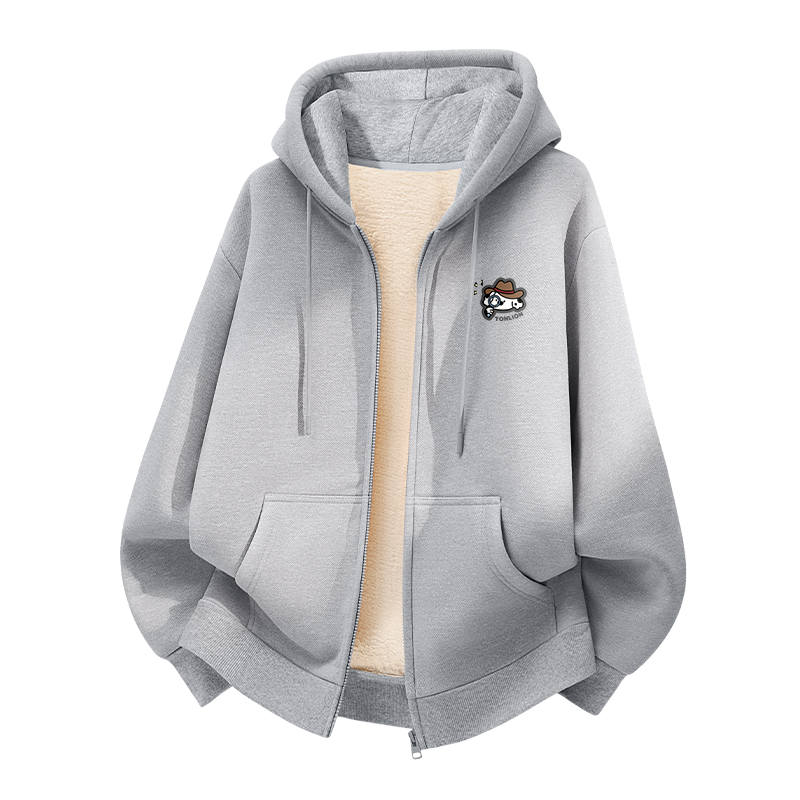 Tonlion Sweatshirts Unisex Hooded Thickened Heavyweight