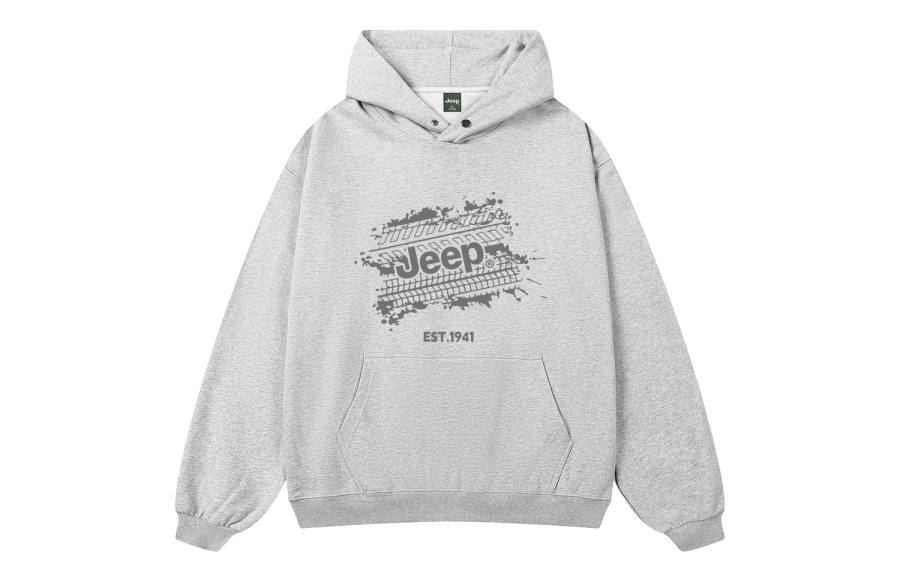 Jeep Sweatshirts Unisex Hooded Moderate Regular