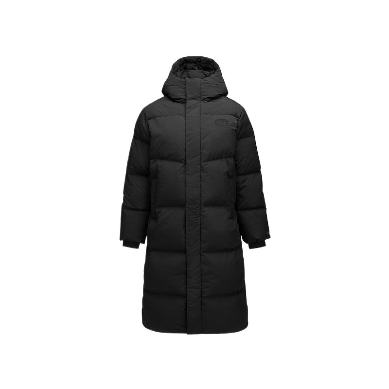 Skechers Down Jackets Unisex Midnight Black/03B6 Hooded Thickened