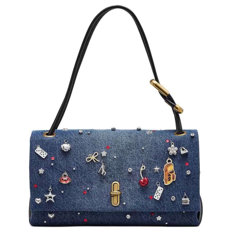 MARC JACOBS MARC JACOBS Denim Shoulder Bag Large Women's Blue