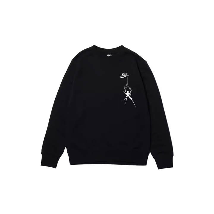 Nike Nike Sweatshirts Men's Black Crew Neck Moderate Regular