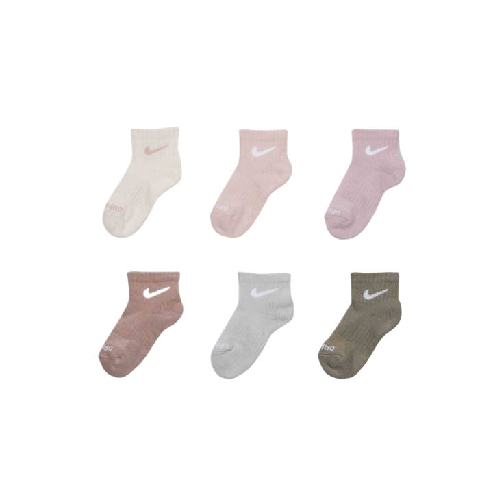 Nike Nike Dri FIT Performance Basics Socks 6 Pack Kids'