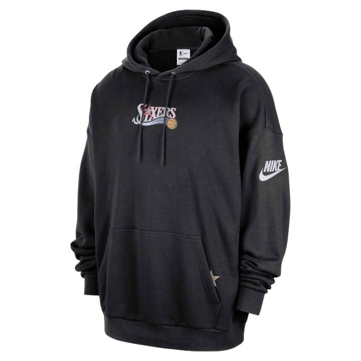 Nike Nike Philadelphia 76ers 2025/26 Hardwood Classics Men's Nike Club Nba Premium Pull Over Hoodie