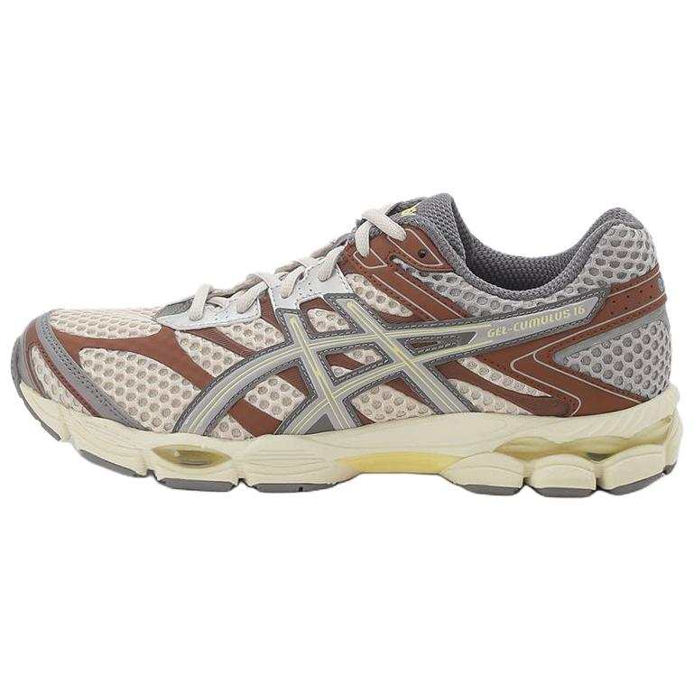 ASICS x Emmi Gel Cumulus 16 Running Shoes Unisex Beige Red