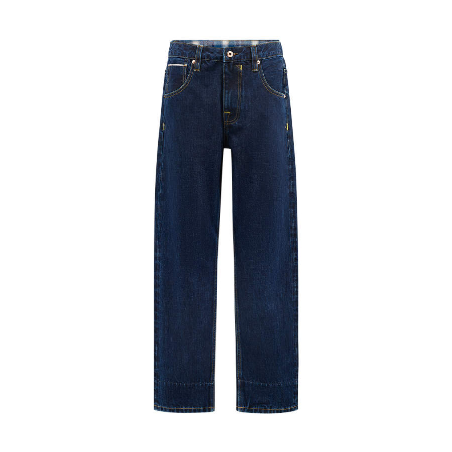 CAT CAT Jeans Men's Dark Blue Straight Fit Pants