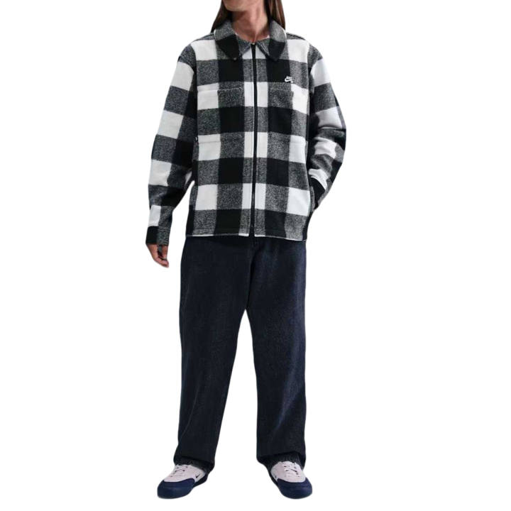 Nike Nike SB Jackets Men's White/Black/White Lapel Moderate Other