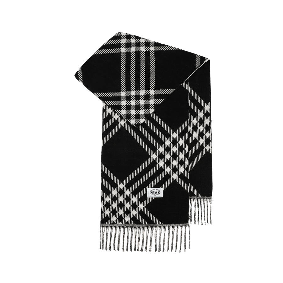 PEAK Faux Cashmere Knit Scarves Unisex