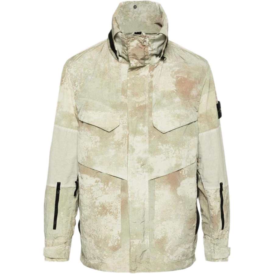 Stone Island Compass-badge hooded jacket