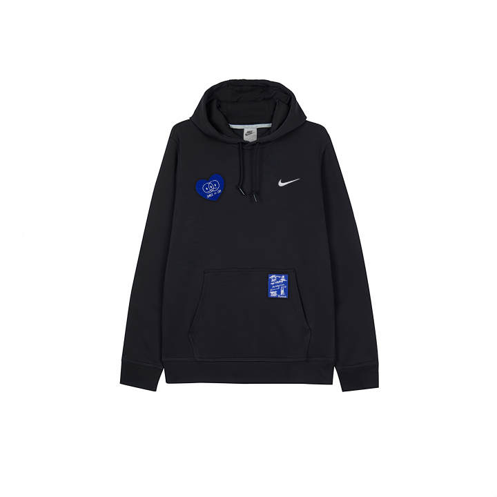 Nike Nike Sweatshirts Men's Black Hooded Thickened Regular