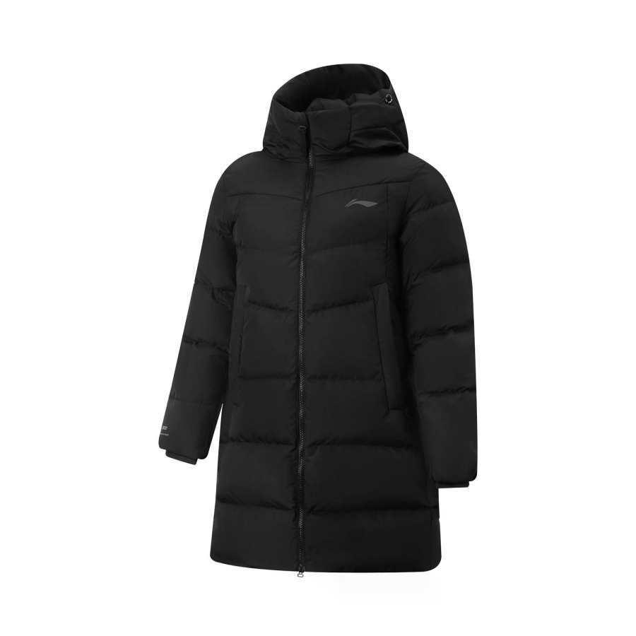 Li-Ning Li Ning Down Jackets Men's AYMV213 3 Black Hooded Thickened Other