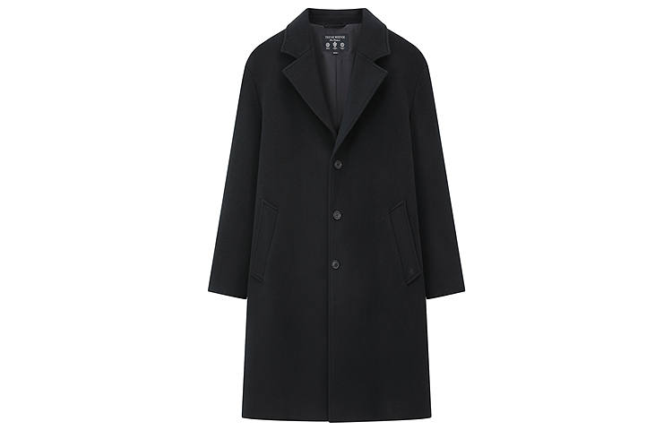 Teenie Weenie Men Coats Unisex Black Lapel Moderate