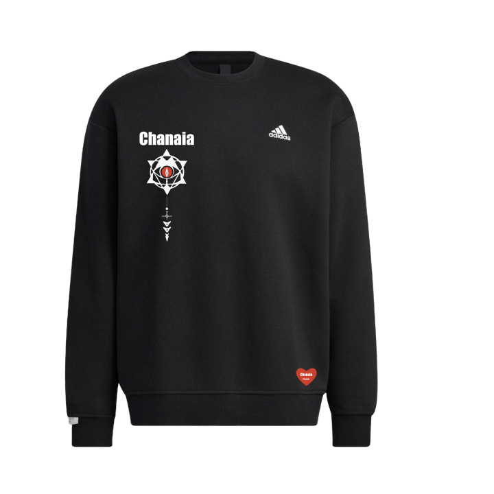 Adidas Adidas LABEL Sweatshirts Unisex Black Crew Neck Moderate Regular