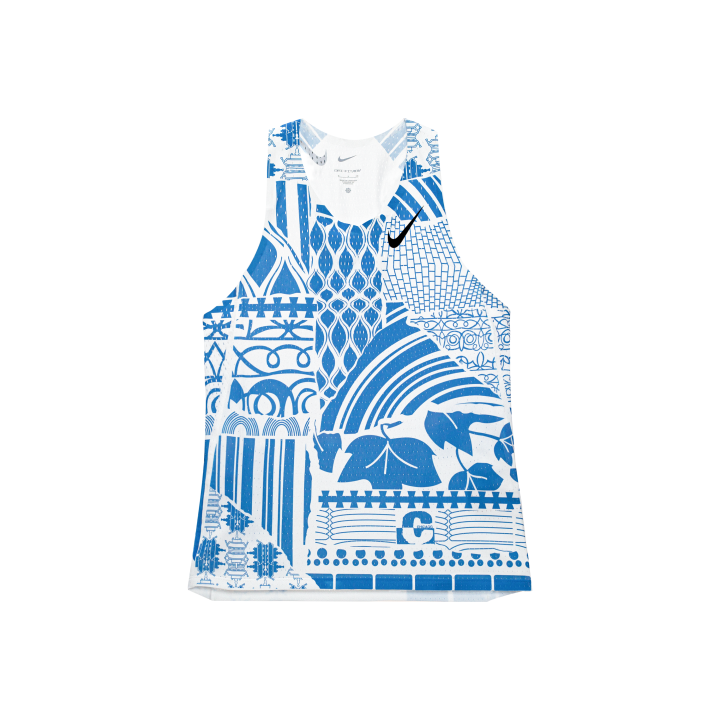 Nike Nike Dri Fit Tank Tops Men's Dodger Blue V Neck Thin