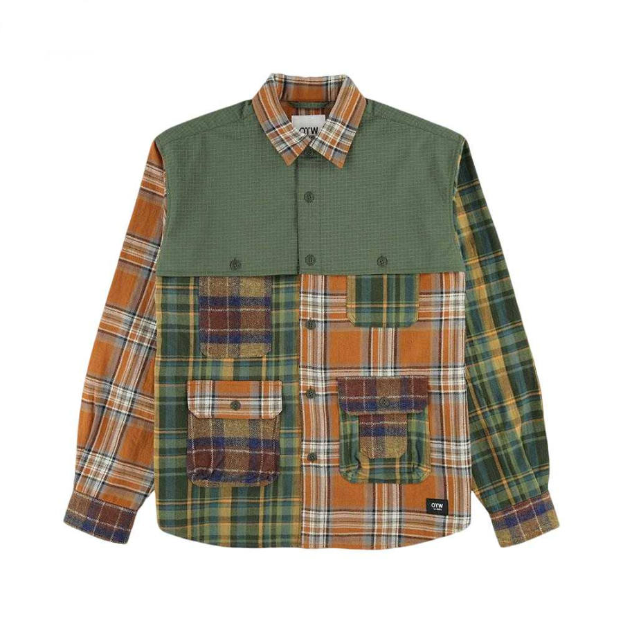 Vans Vans Jackets Unisex Khaki Lapel Moderate Workwear