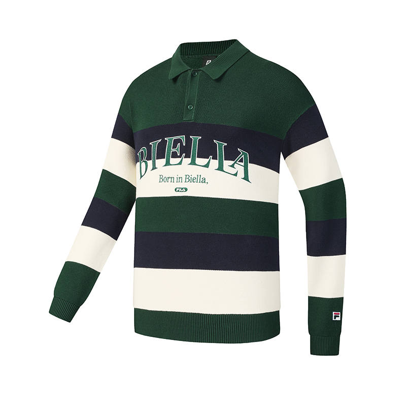 FILA Tennis Knitwear Men's Conifer Leaf Green