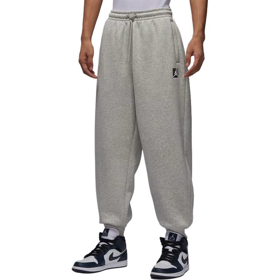 Jordan Jordan Brooklyn Fleece Comfortable Fleece Lined Lace Up Elastic Cuff Knitted Sweatpants Men's