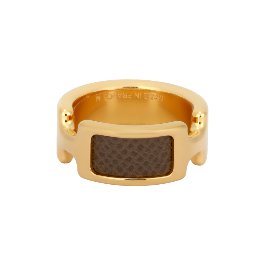 HERMES HERMES Gold Plated Rings Unisex