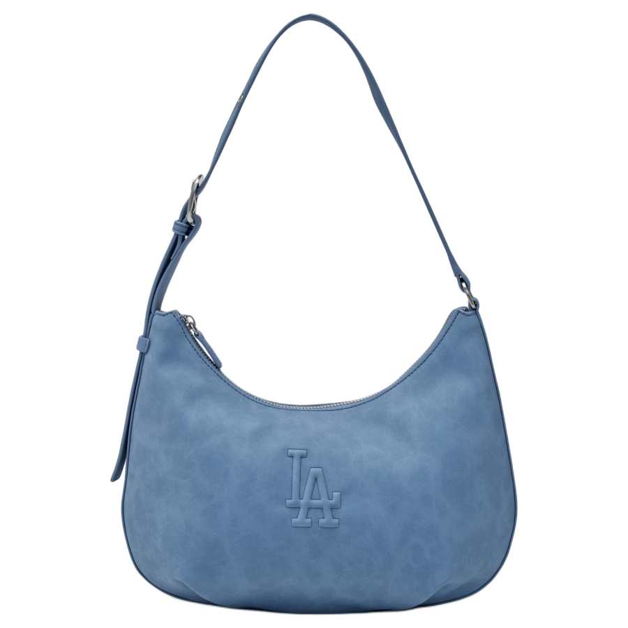 MLB Pu Hobo Bag Shoulder Bag Women's Blue