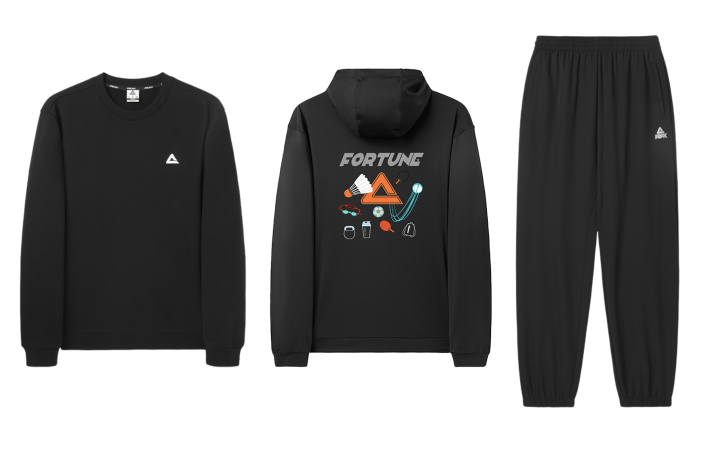 PEAK PEAK Casual Sportswear Unisex Crew Neck Moderate