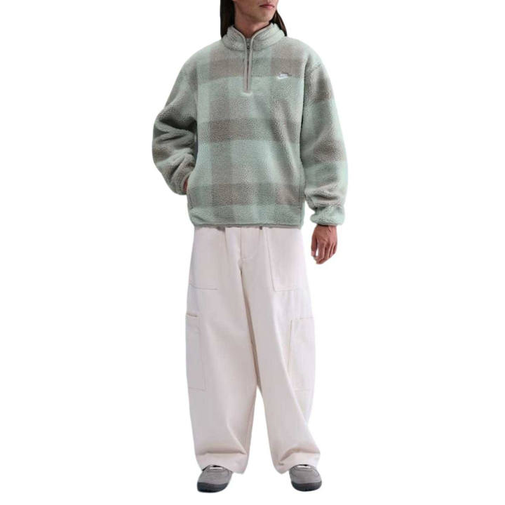 Nike Nike Sweatshirts Men's Mint Foam/Academy Gray/Light Bone/White Stand Collar Moderate Regular