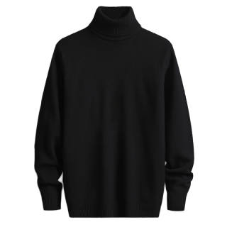Minfinity Knitwear Unisex Turtleneck Thickened And Fleece Lined