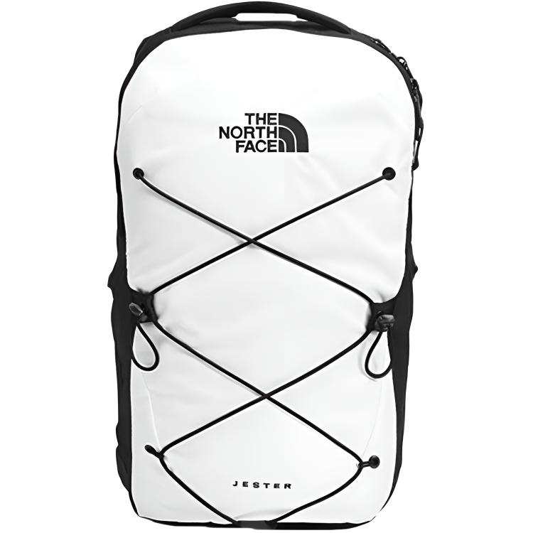 THE NORTH FACE Jester 27L Backpack Outdoor Bag Abrasion Resistant White Men's