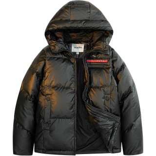 YAYA Down Jackets Unisex Hooded Thickened Puffer Jacket