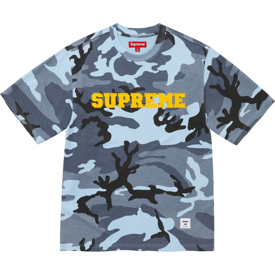 Supreme Supreme FW25 WEEK9 Collegiate Appliqué S/S Top T Shirt Unisex
