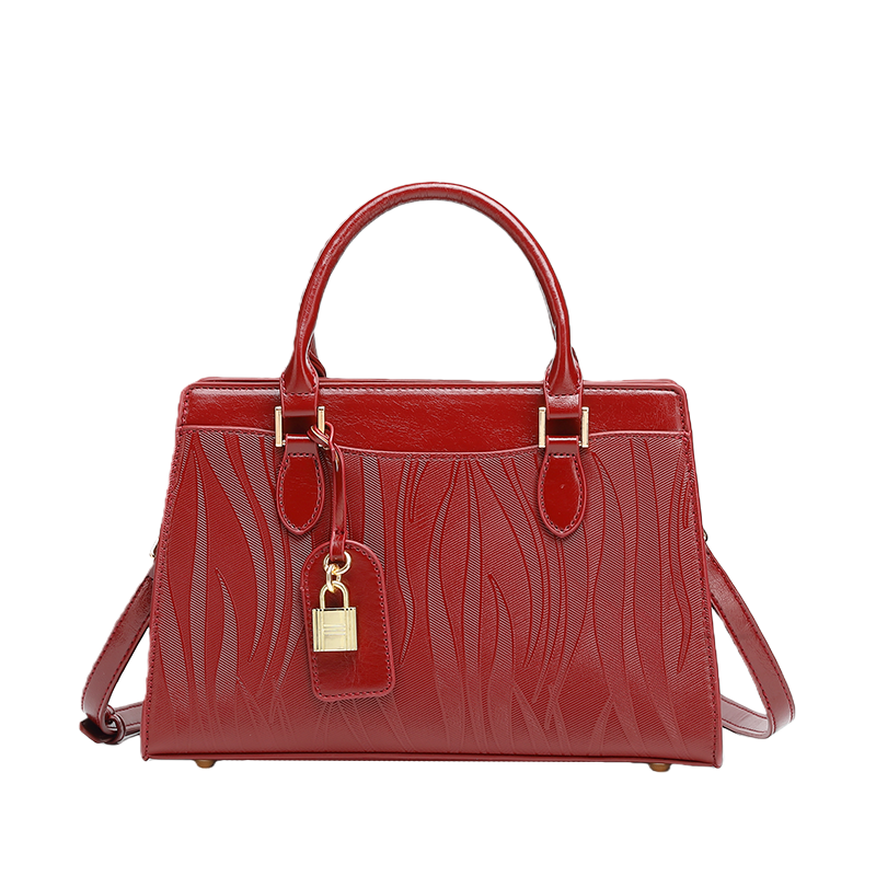 PAYOT Synthetic Leather Handbag Regular Women's Burgundy