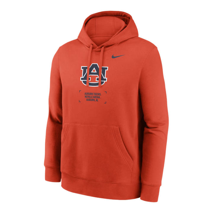 Nike Nike Auburn Club Basketball 2-Hit Men's Nike College Pullover Hoodie