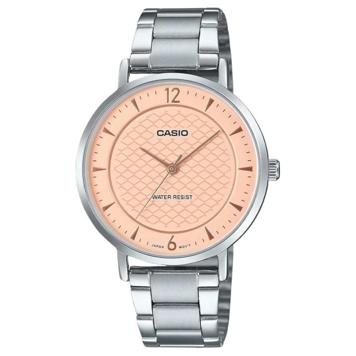 CASIO CASIO G SHOCK Quartz Movement Stainless Steel Strap Watch Women's Watch Pink Watch Dial