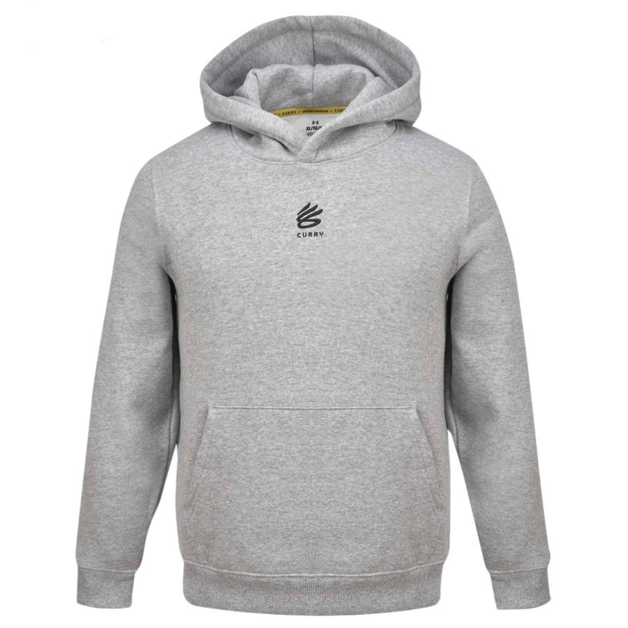 Under Armour Sweatshirts Men's Summit White Full Mixed/Black Hooded Moderate Regular