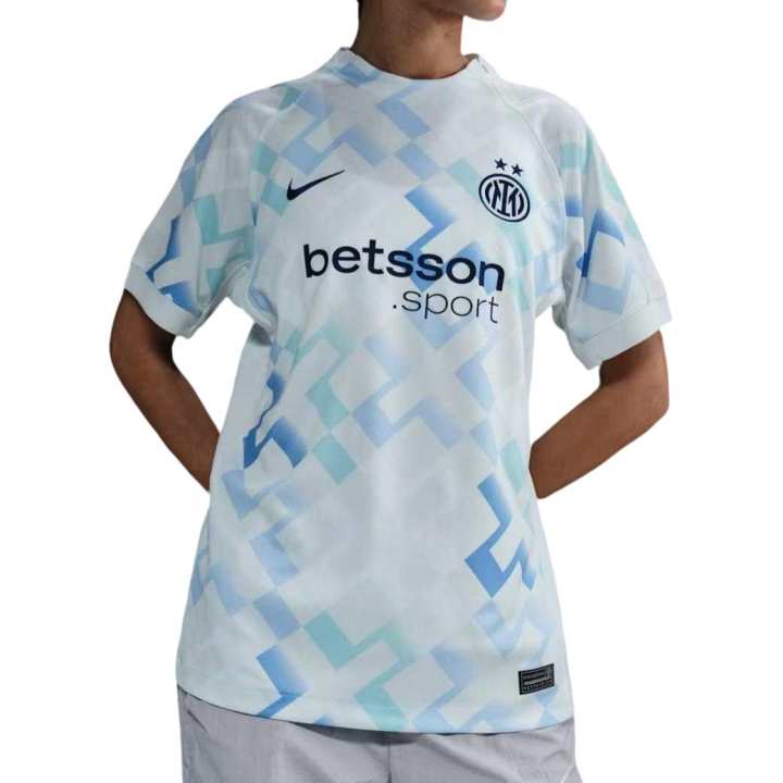 Nike Nike International Beige Blue Soccer Jersey Women's