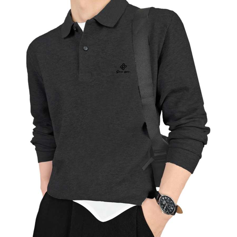 Hodo Polo Shirts Men's Polo Collar Moderate Straight Fit