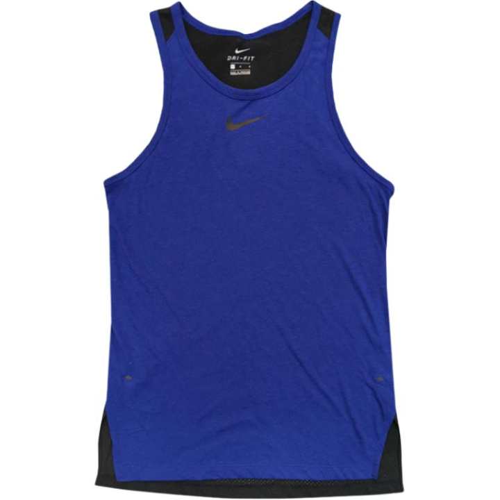 Nike Nike Dri Fit Tank Tops Men's Dark Blue Crew Neck Moderate Other